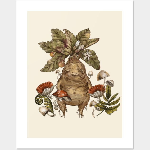 herbology madrake Garden Lover Wall Art by ISFdraw